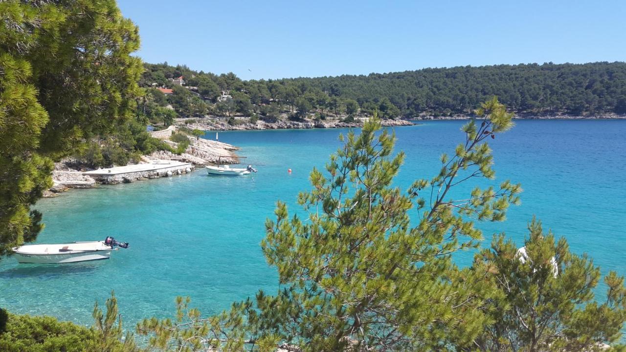 Villa Sun Garden - 4 Star Villa With Heated Swimming Pool, Quiet Bay, Bbq, 50M From The Sea Milna  Exterior foto